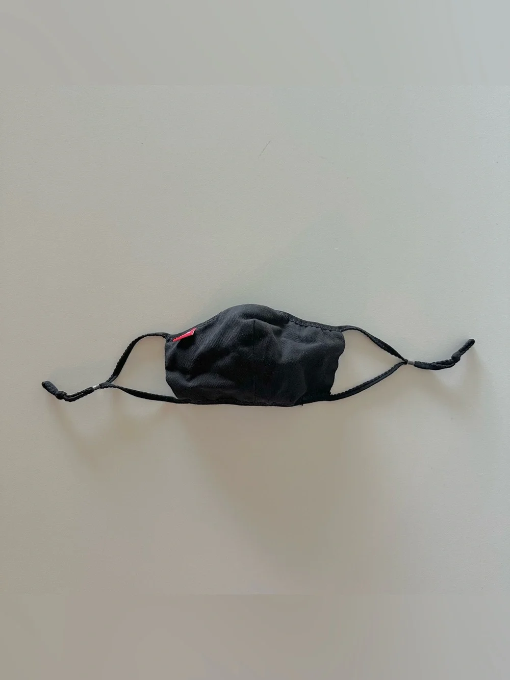 Chrome Industries Cycling Biking Face Mask Black Cotton Canvas Adjustable Fit